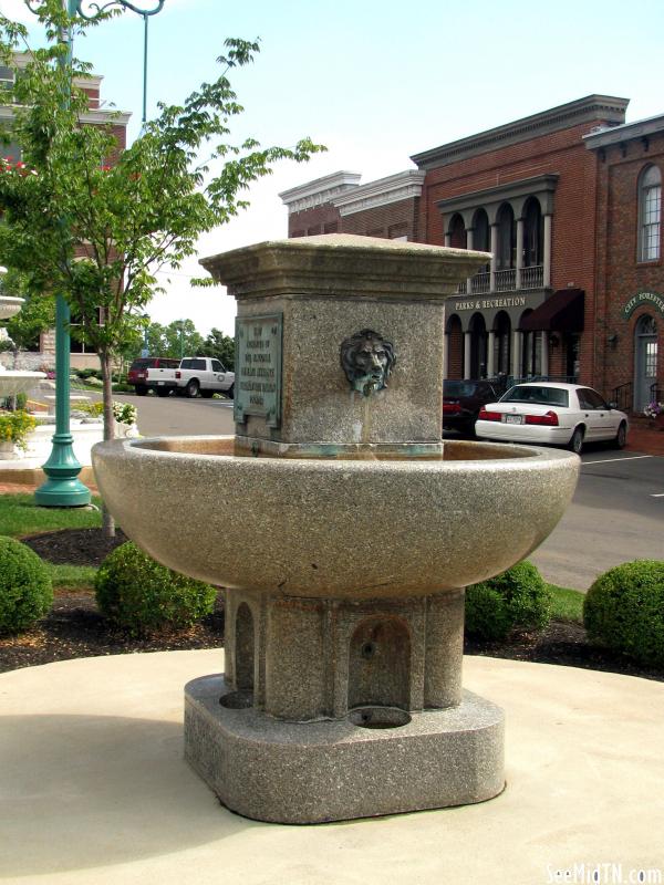 Clarksville 1907 Town Square Fountain