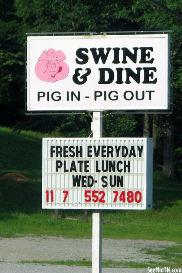 Swine &amp; Dine, Pig In - Pig out