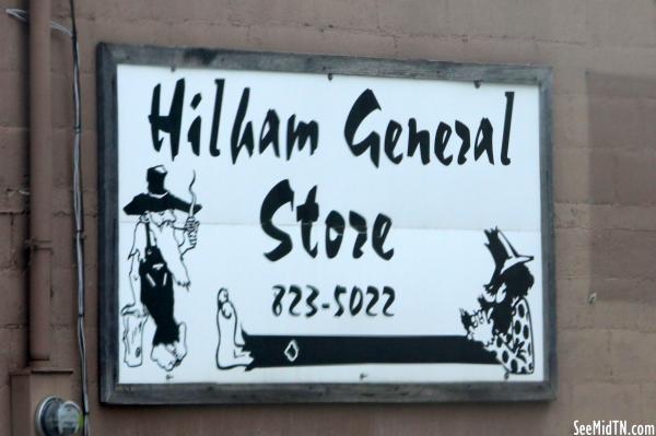 Hilham General Store sign 