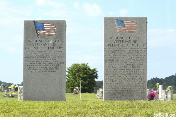 Green Hill Cemetery Veterans Memorial