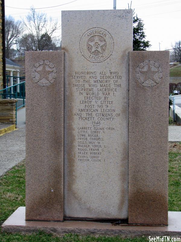 Pickett County War Memorial