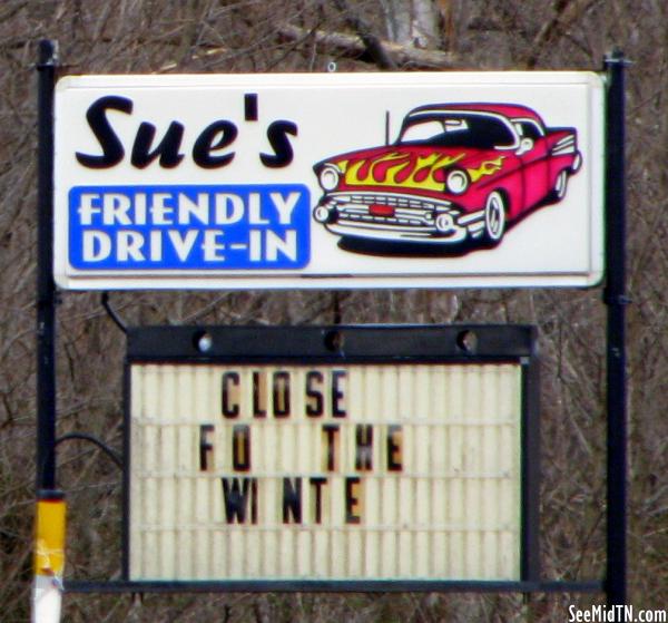Sue's friendly Drive-in