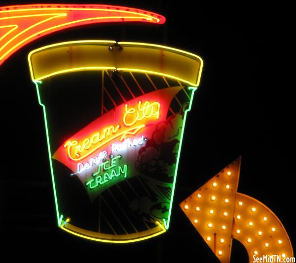 Cream City Ice Cream neon tub