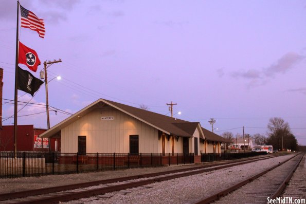 Monterey Depot Museum at Dusk Monterey Depot Museum at Dusk