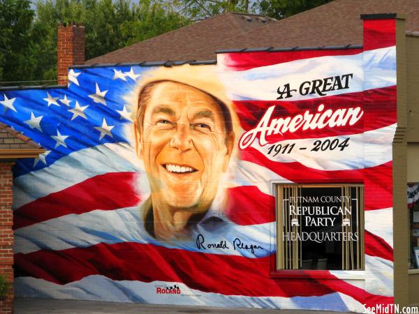 Ronald Reagan Mural - Cookeville, TN