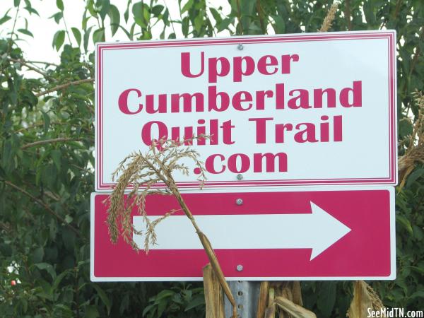 Upper Cumberland Quilt Trail sign