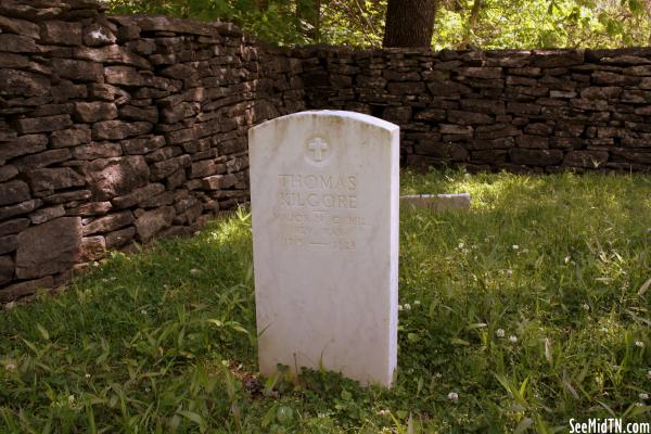 Rev. War Major Thomas Kilgore Gravestone