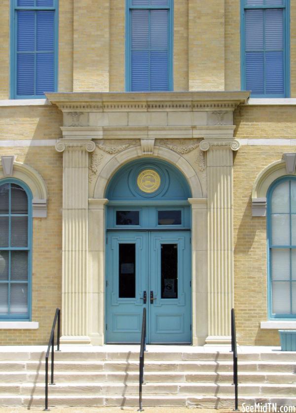 Robertson County Courthouse door