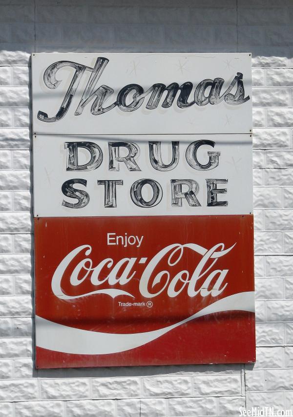 Thomas Drug Store sign
