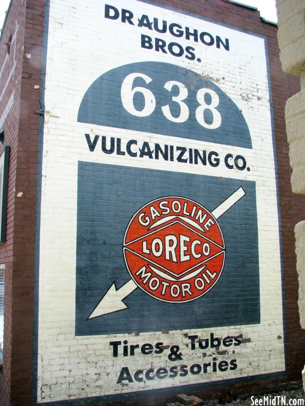 638 Tire Company building mural