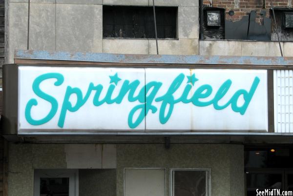 Springfield Cinema sign
