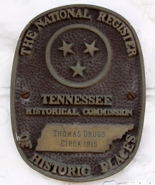 Cross Plains Thomas Drugs National Register Plaque
