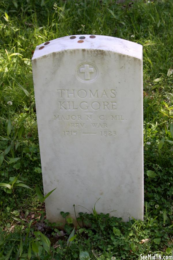 Revolutionary War Major Thomas Kilgore burial site