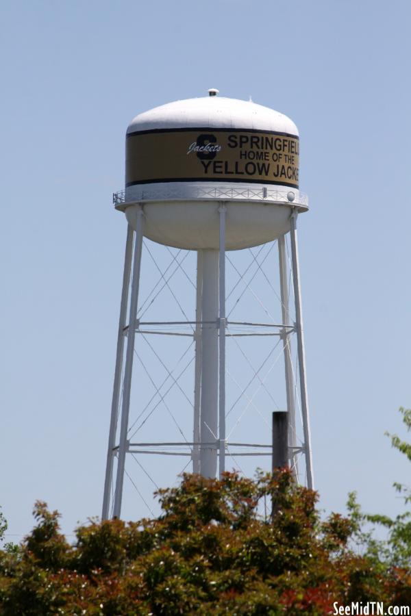 Springfield home of the Yellow Jackets Water Tower