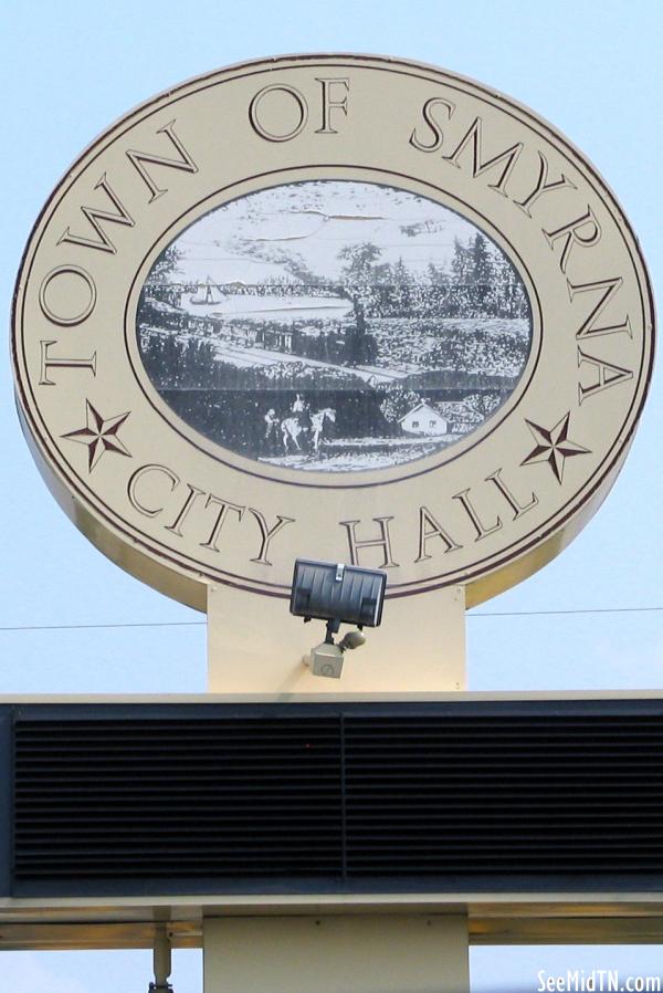 Smyrna City Hall sign