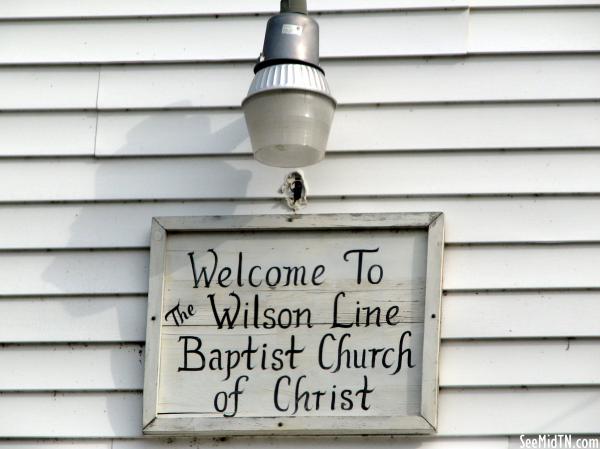 Wilson Line Baptist Church of Christ, welcome to