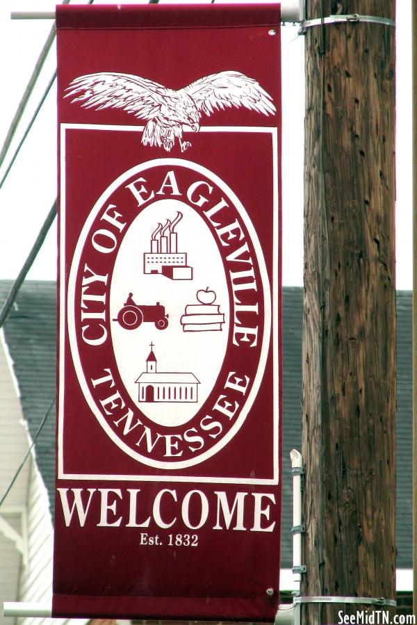 Eagleville town banner