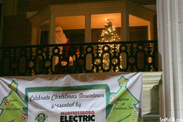 Rutherford County Courthouse Santa 2011