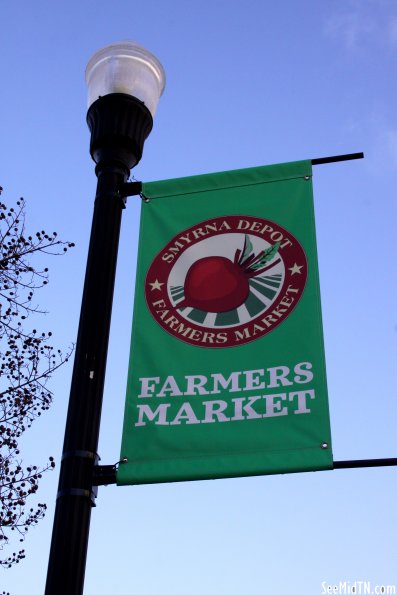 Smyrna Depot Farmers Market Banner