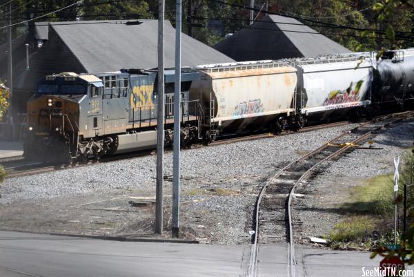 CSX Train at the Murfreesboro Depot