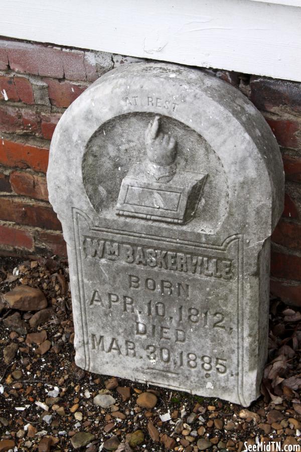 Cannonsburgh Baskerville Tombstone