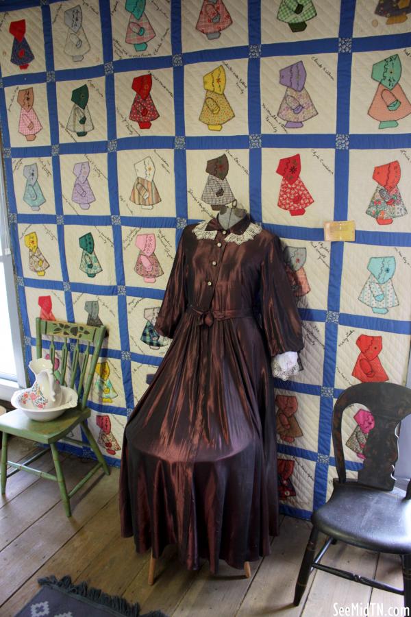 Cannonsburgh Leeman House Quilt and Dress