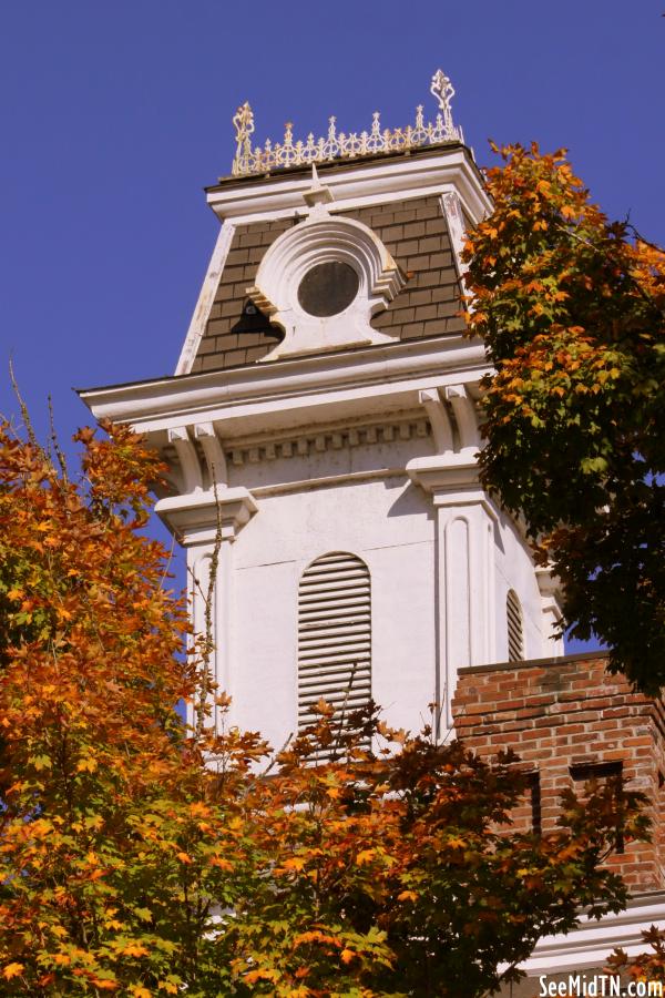 Smith County Courthouse Tower in Autumn - Carthage, TN