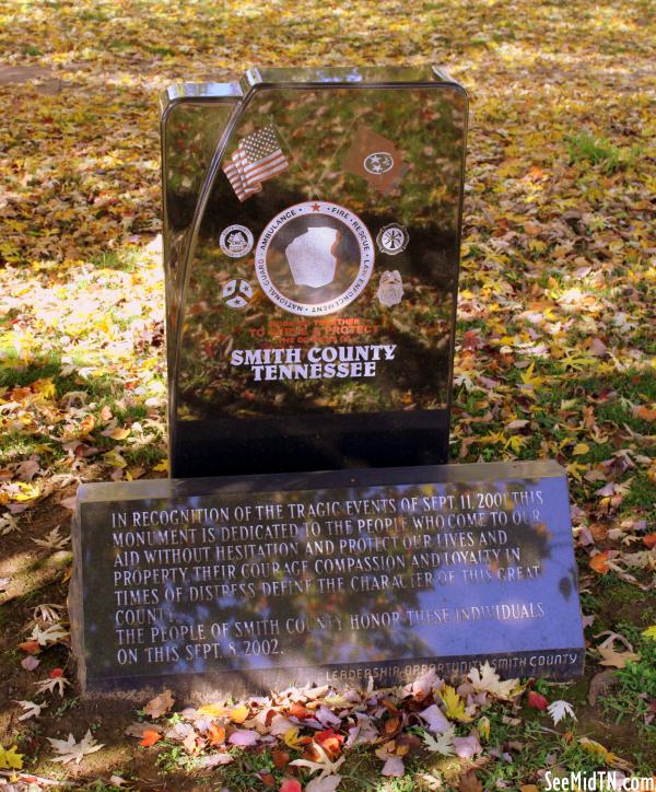 Smith County, TN September 11, 2001 Monument