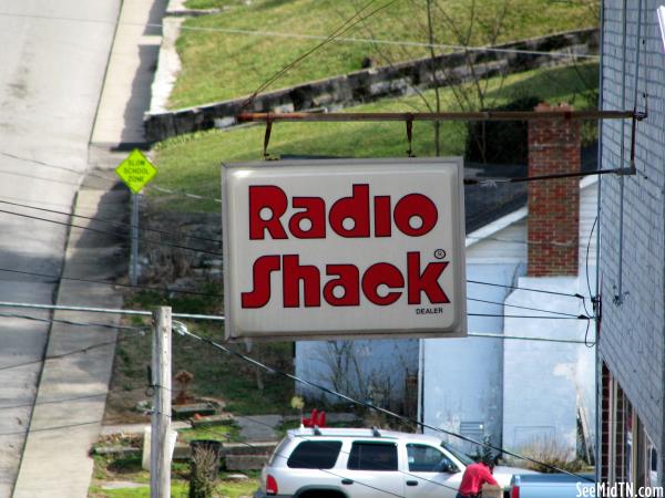 Carthage: Radio Shack vintage sign