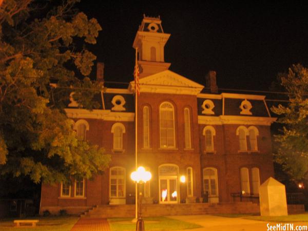 Smith County Courthouse at night