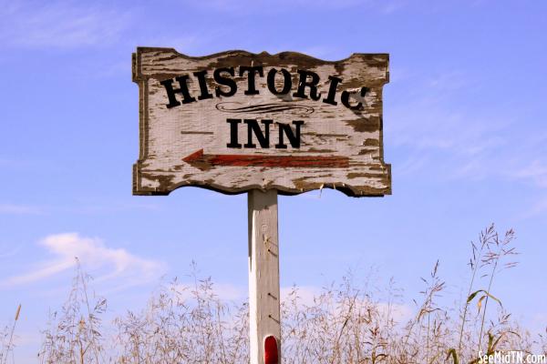 Dixon Springs Historic Inn sign