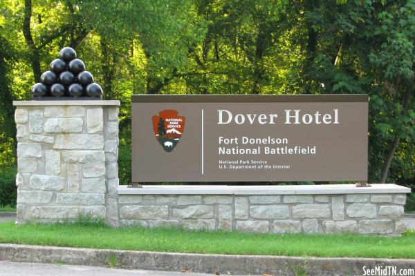 Dover Hotel sign - Fort Donelson