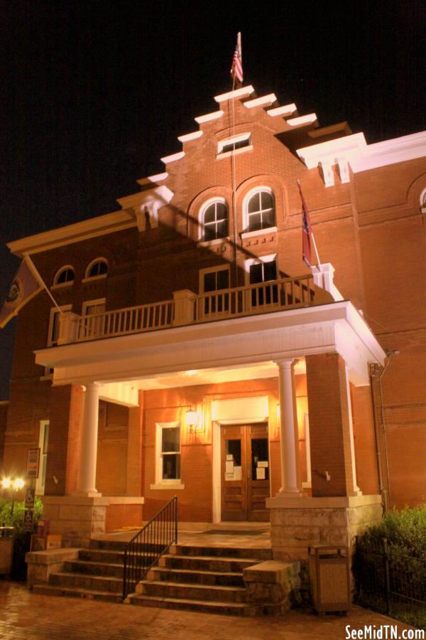 Trousdale County Courthouse at Night (2013 Alternate View)