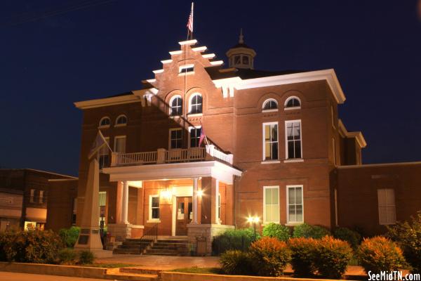 Trousdale County Courthouse at Night (2013)