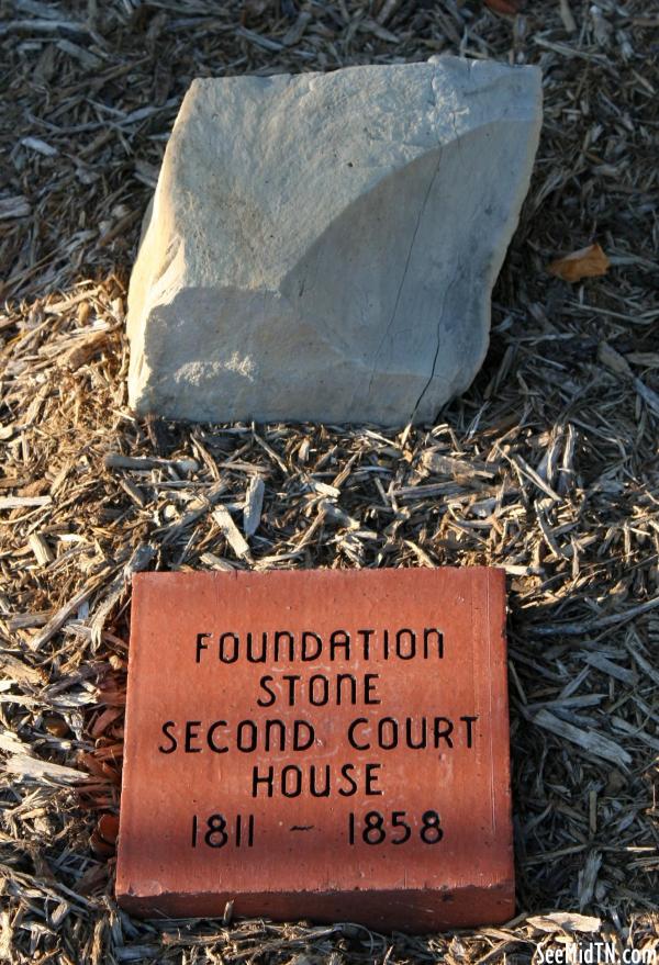 Courthouse Foundation Stone:Second 1811
