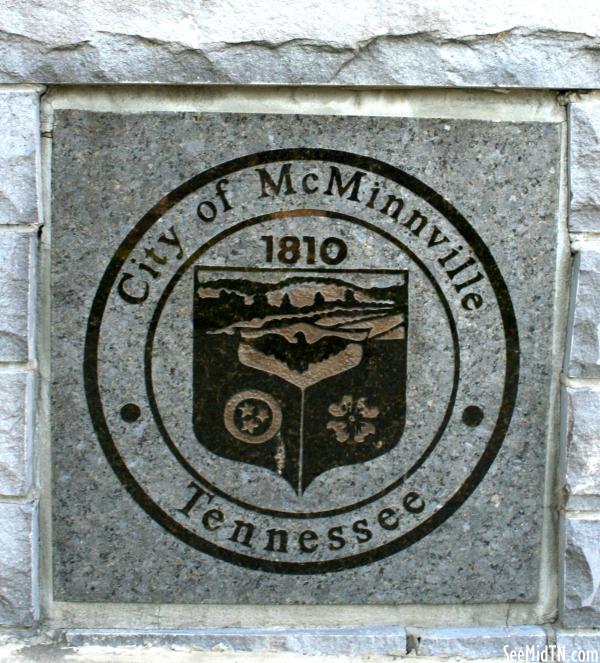 McMinnville Logo on the Bicentennial Marker