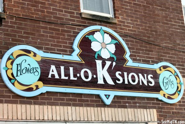 All-o-K'sions sign