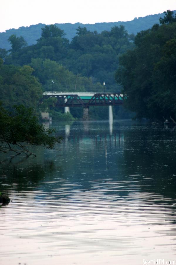 View of Railroad Bridge from Riverfront Park