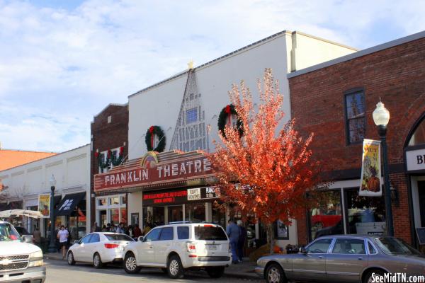 Franklin Theater at Christmas