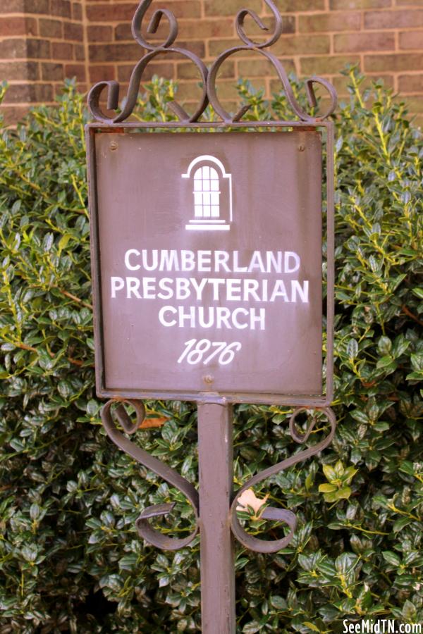 Cumberland Presbyterian Church sign