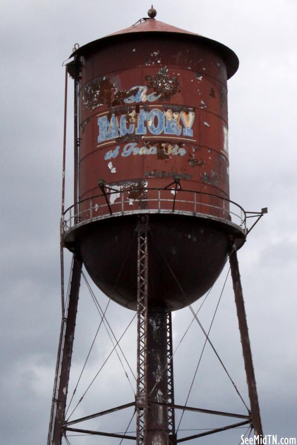The Factory at Franklin water tower