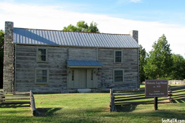 Crockett Park 1830 Historic Log House