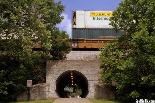 Crockett Park Tunnel and train