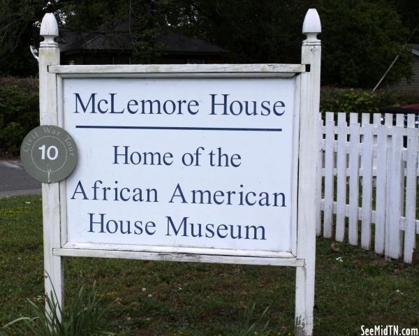 McLemore House sign