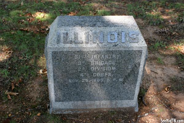 Missionary Ridge: Illinois 51st Infantry