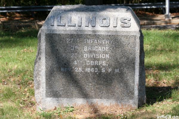 Missionary Ridge: Illinois 27th Infantry