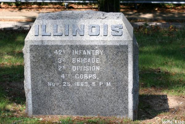 Missionary Ridge: Illinois 42nd Infantry