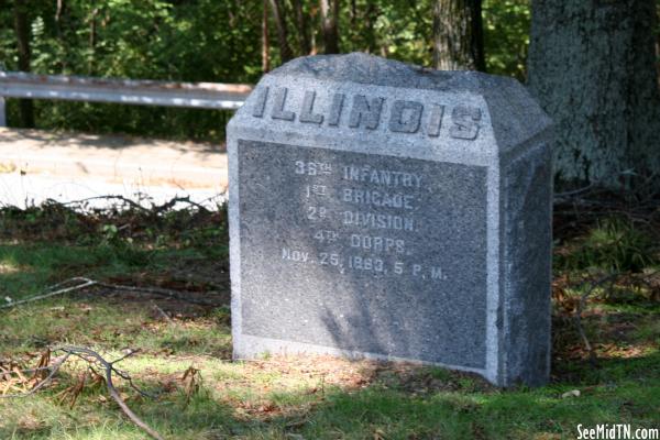 Missionary Ridge: Illinois 36th Infantry