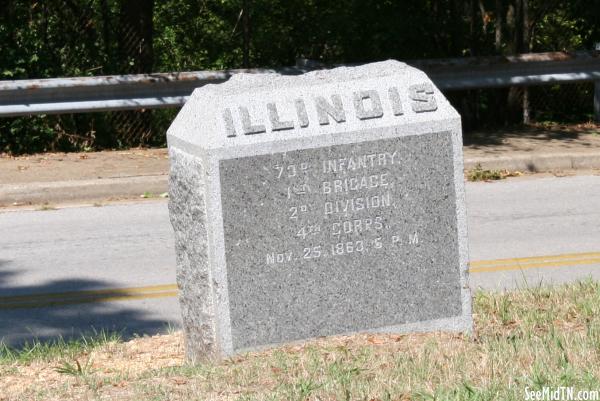 Missionary Ridge: Illinois 73rd Infantry