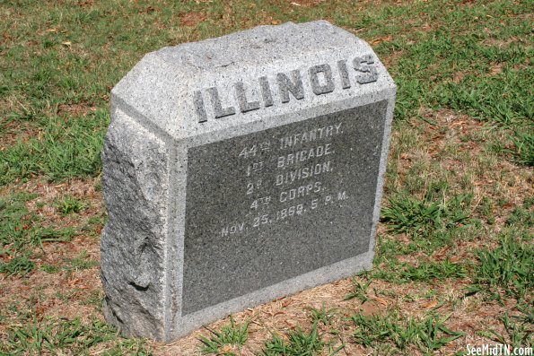 Missionary Ridge: Illinois 44th Infantry